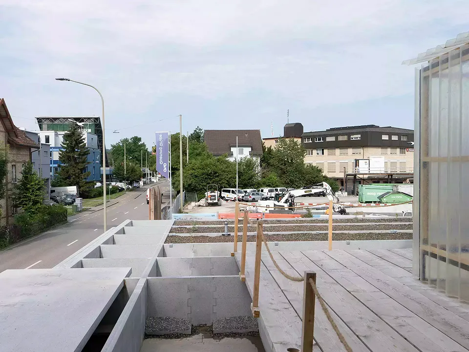 Dachplattform und Deckenkonstruktion