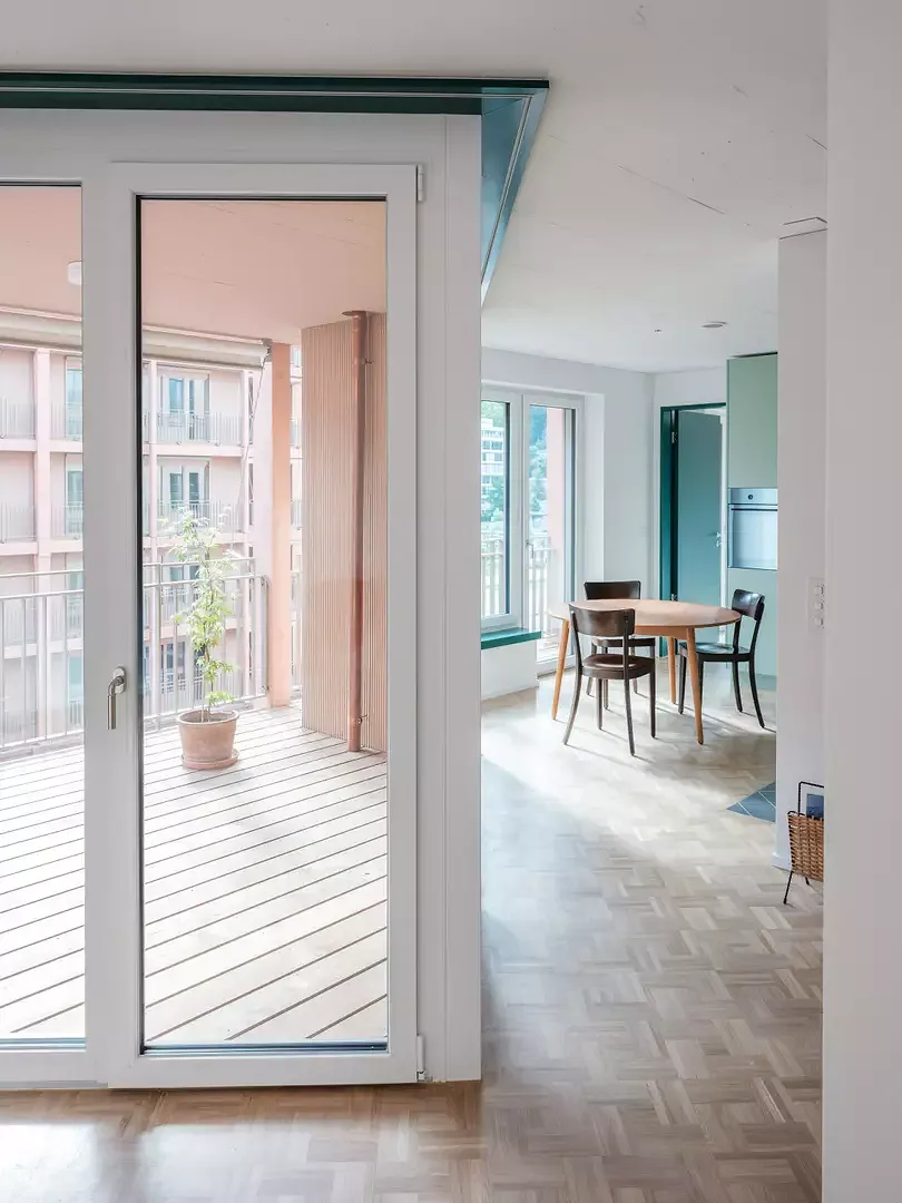 Spannungsvolle Raumabfolgen innerhalb der Wohnung