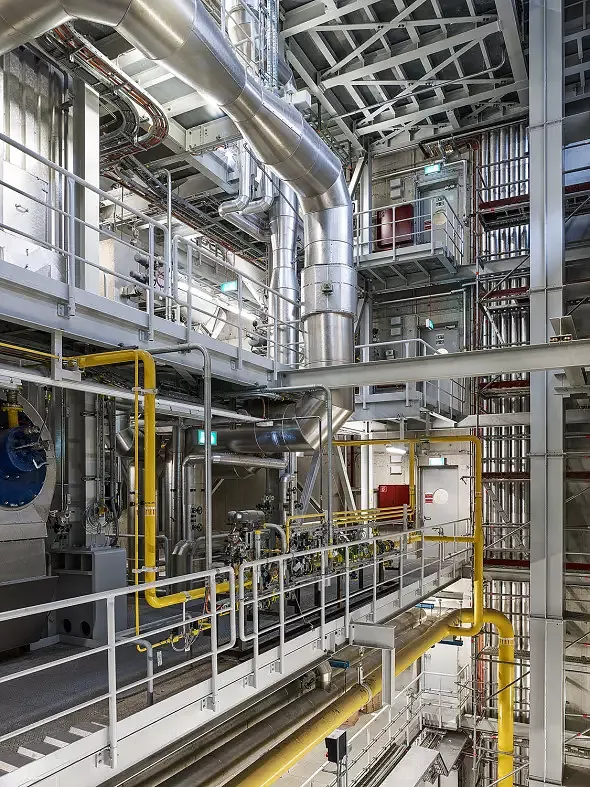 Innenleben der technischen Anlagen Fotografie: Georg Aerni, Zürich