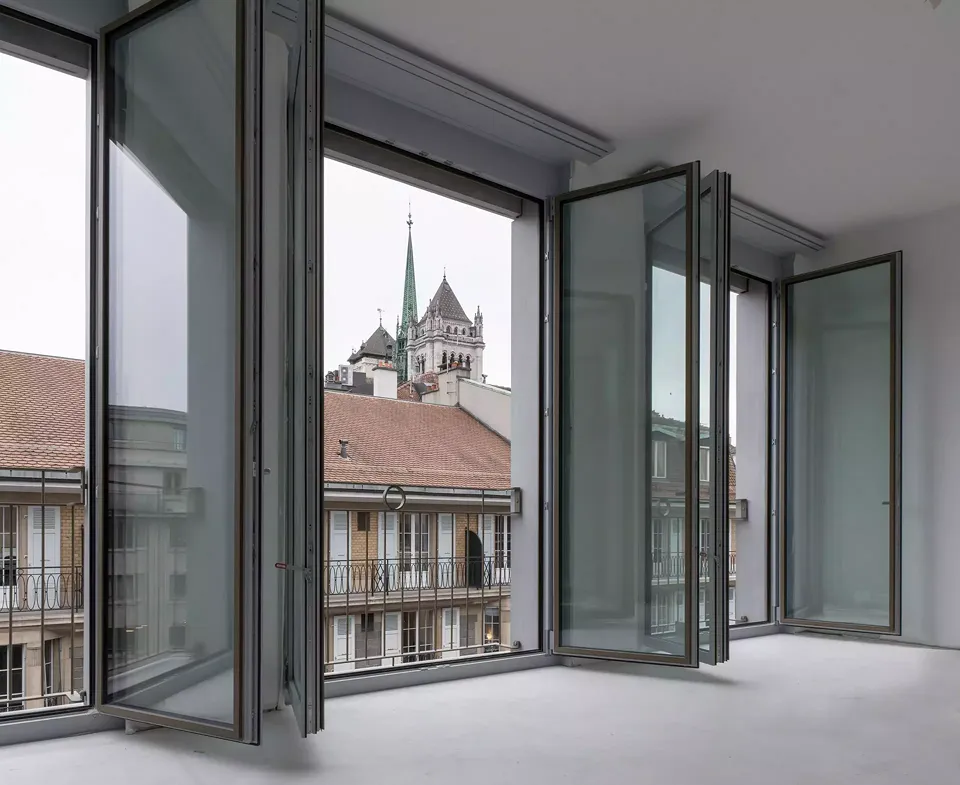 L'attique à hauteur avec vue sur la vielle ville