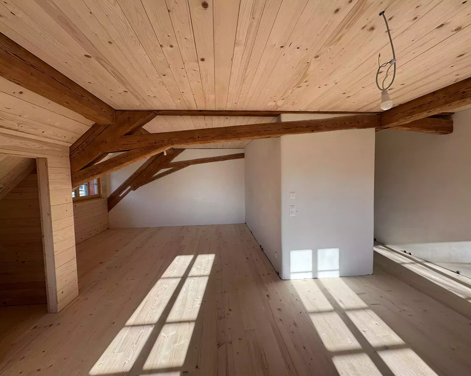 Westbereich im Dachgeschoss