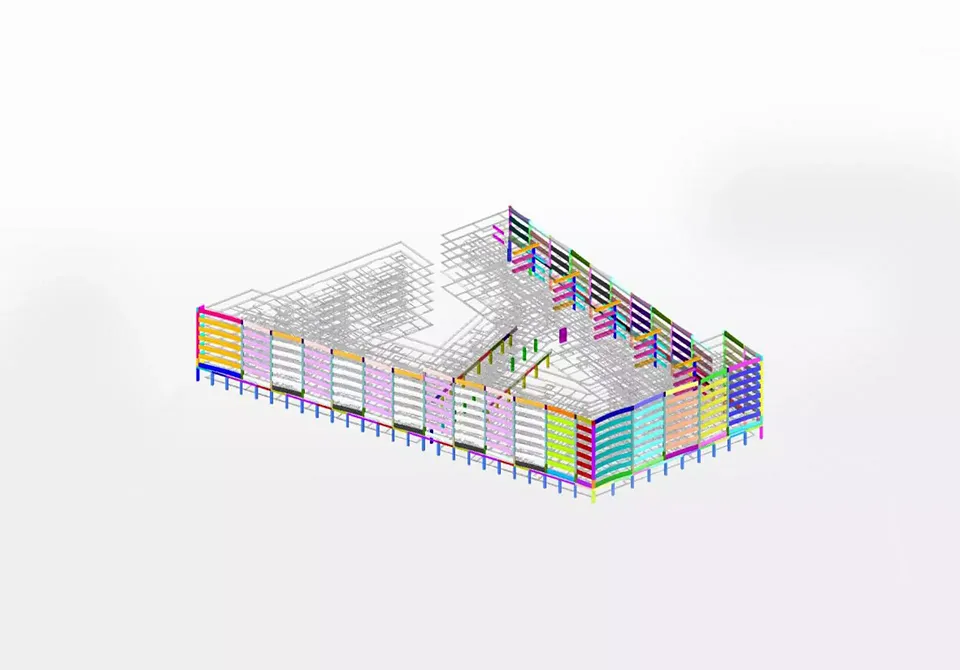 BIM Modell Betonfertigteile