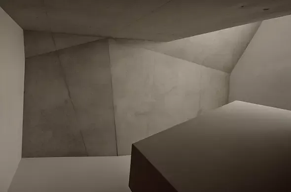 Plafond au-dessus de cage d'escalier