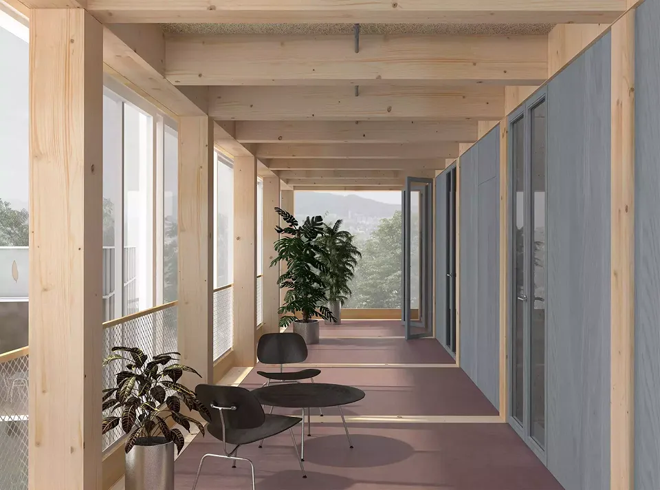 Atmosphère zone tempérée des bureaux