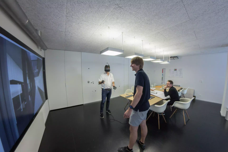 Virtual Reality Sitzung