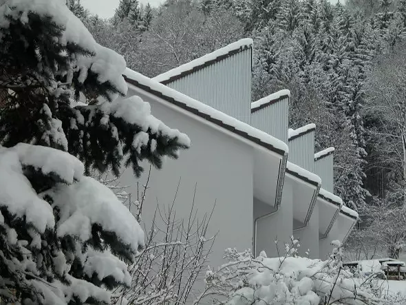 Vue nord en hiver