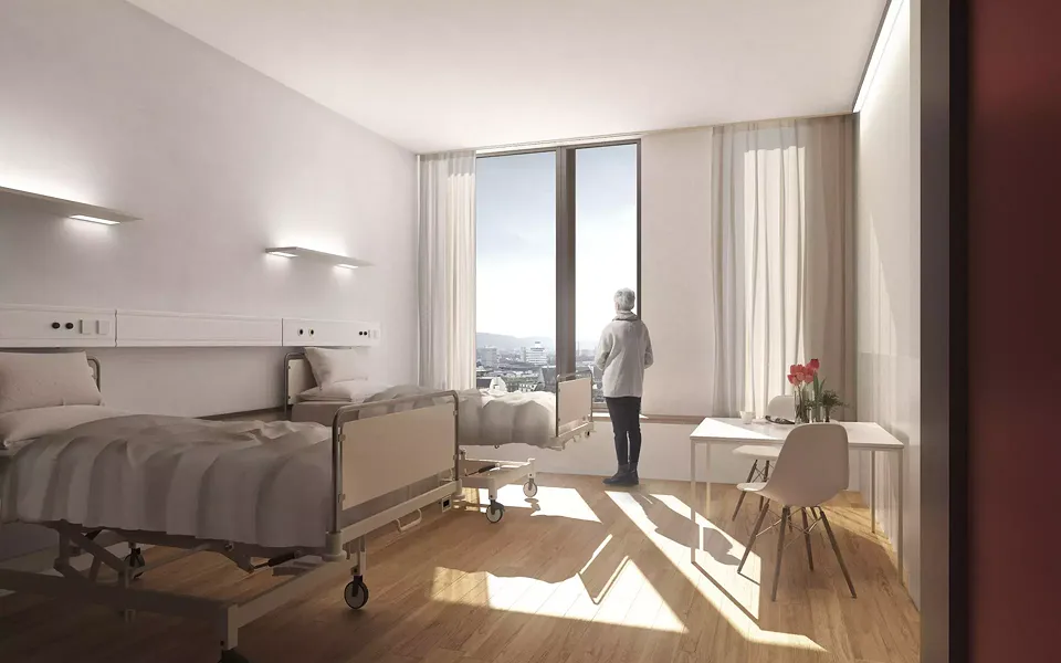 BB12 - Doppelzimmer Fensterblick