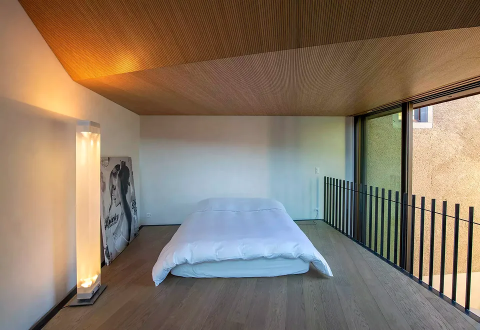 Vue de la chambre ouverte