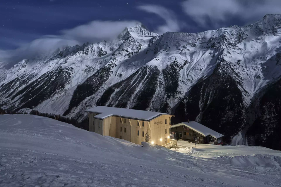 Hôtel de montagne avec panorama alpin