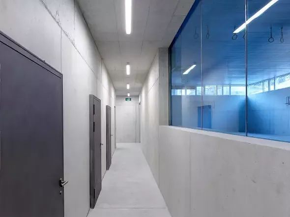 couloirs vestiaires photo : thomas jantscher