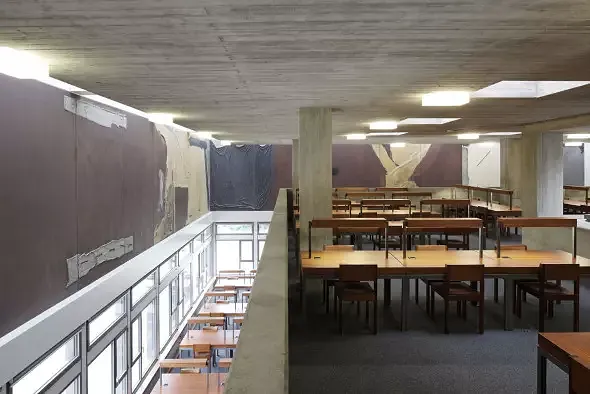 Zone de travail, bâtiment principal, 3e étage