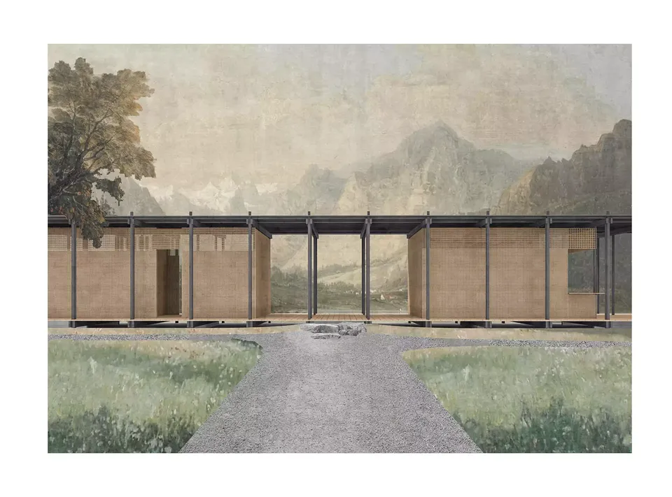 Ansicht Sommerpavillon