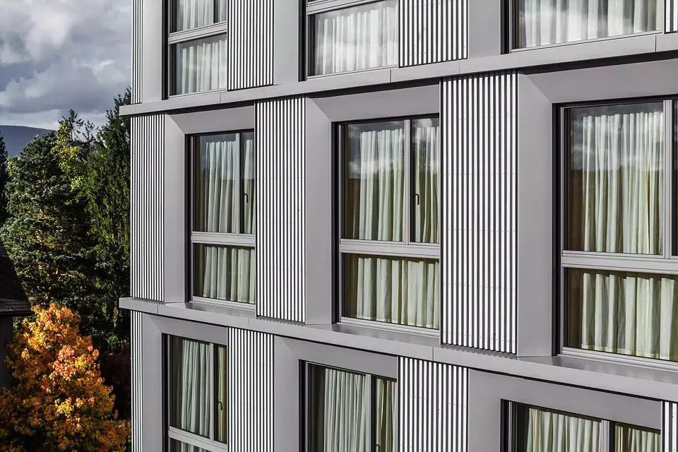 Fassade Bewohnertrakt