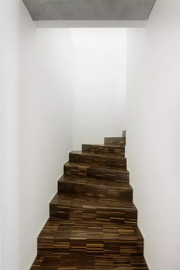 escaliers duplex / chêne fumé