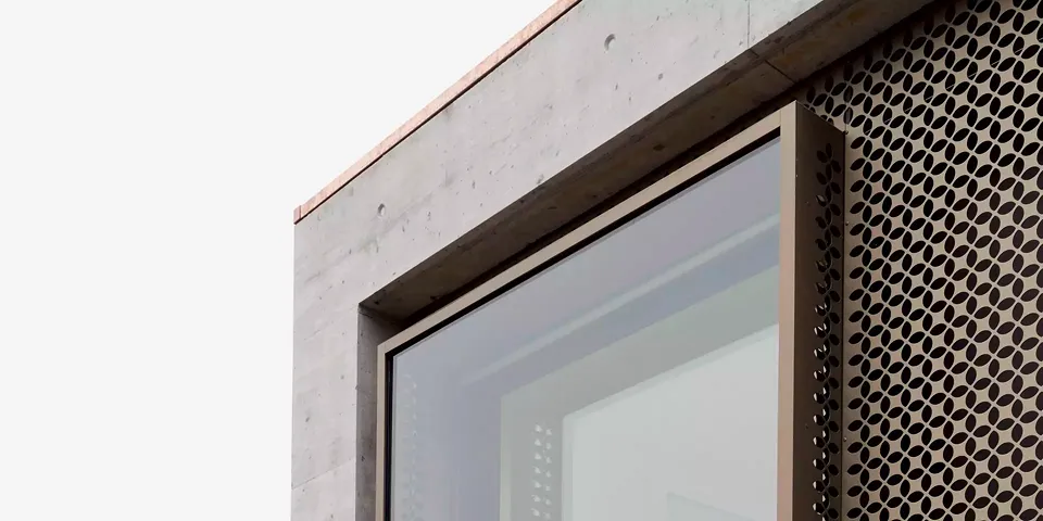 Façade, fenêtre à double vitrage
