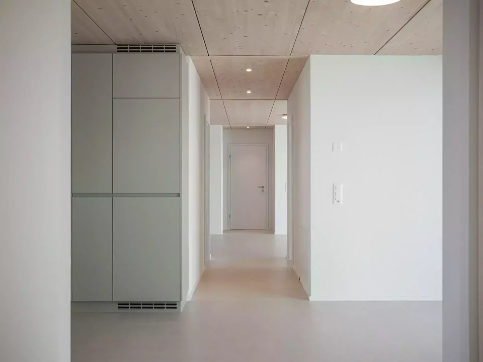 Geschosswohnung Kochen Essen Korridor