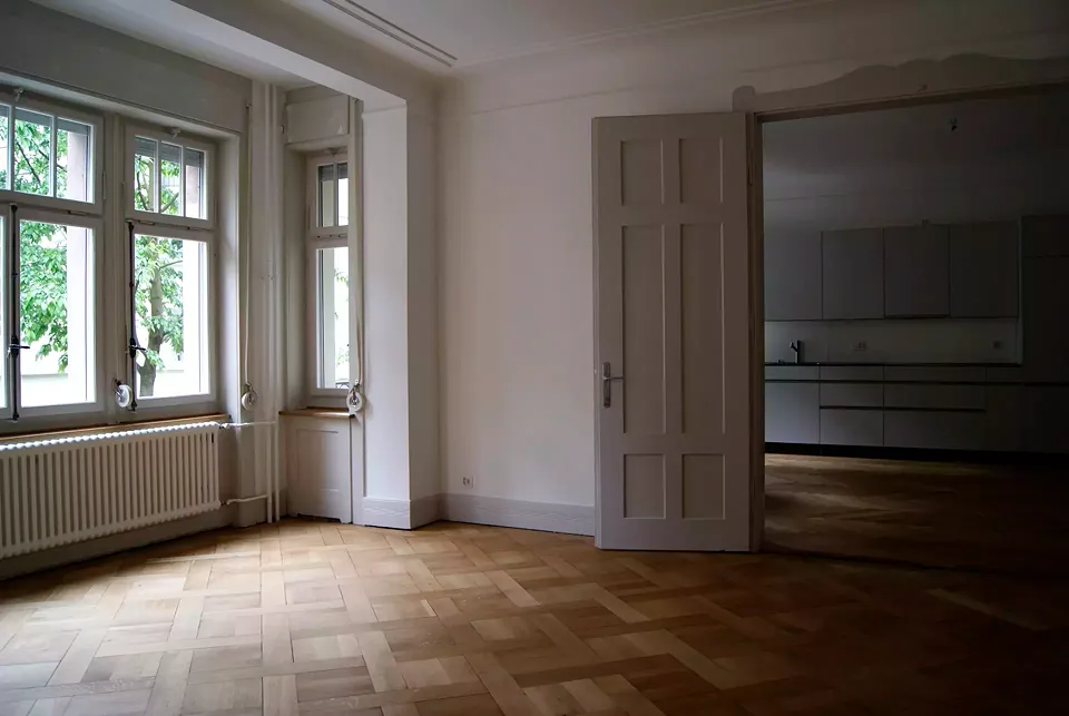 Wohnzimmer und Küche 1.OG