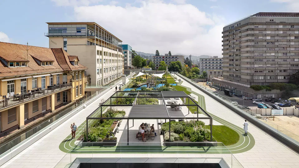 Kinderspital – Terrasse