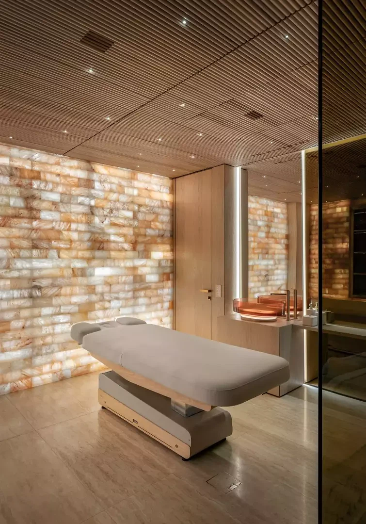 Espace détente d'une villa d'architecte