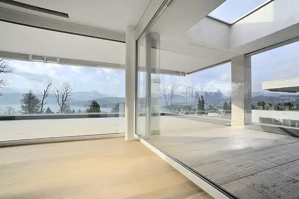 vue dégagée sur le panorama