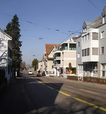 Vue de la côte de la rue