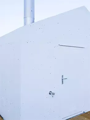 Das Ferienhaus auf dem Dach