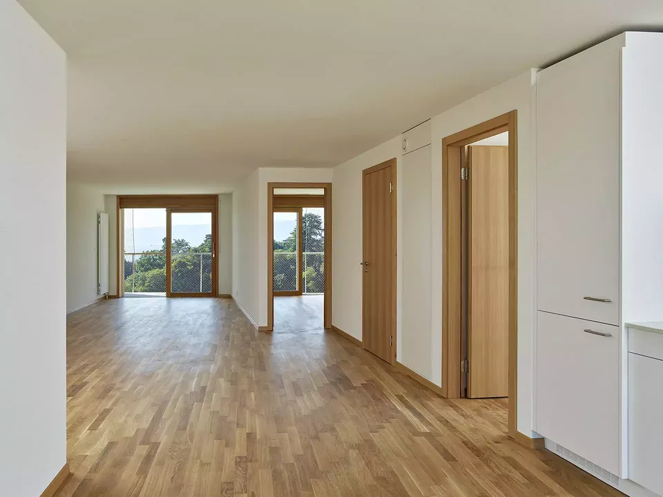 Appartement traversant vue ouest