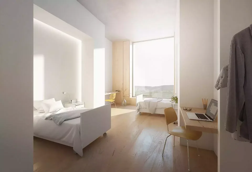 Patientenzimmer Visualisierung