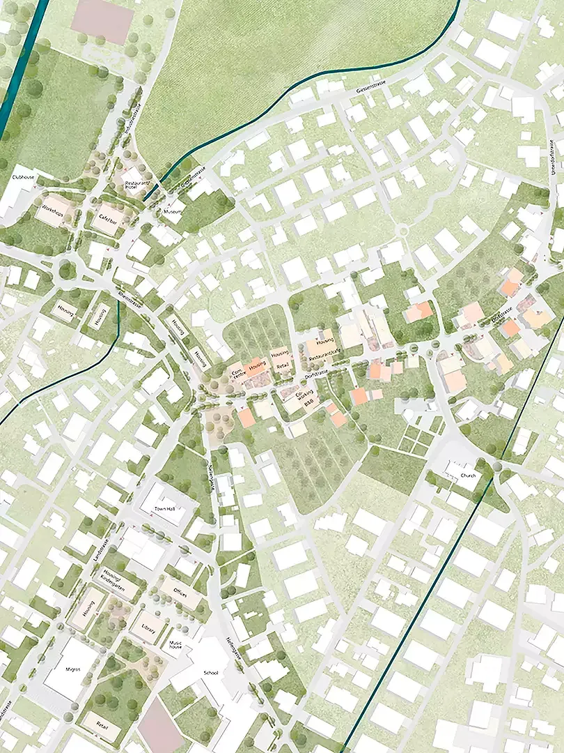 Situationsplan Dorfzentrum