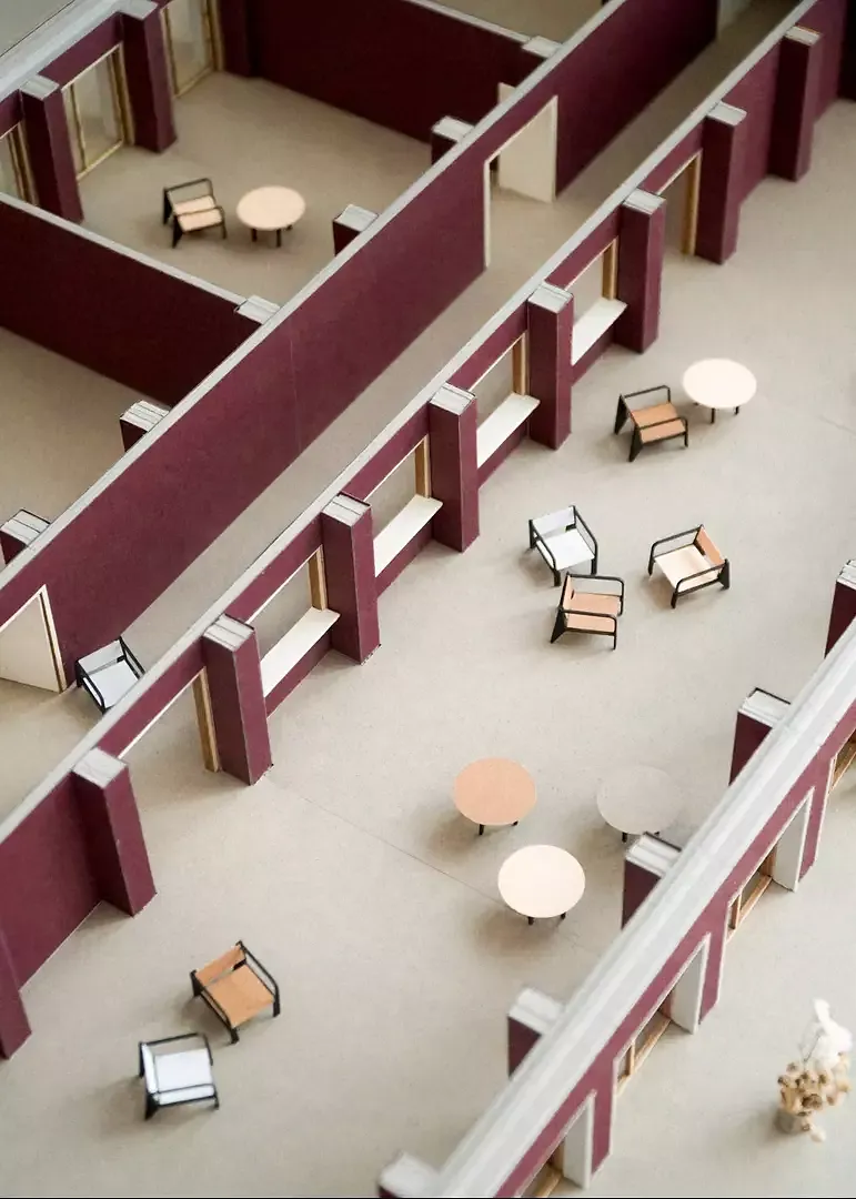 Foyer - Rez-de-chaussée de la nouvelle bibliothèque