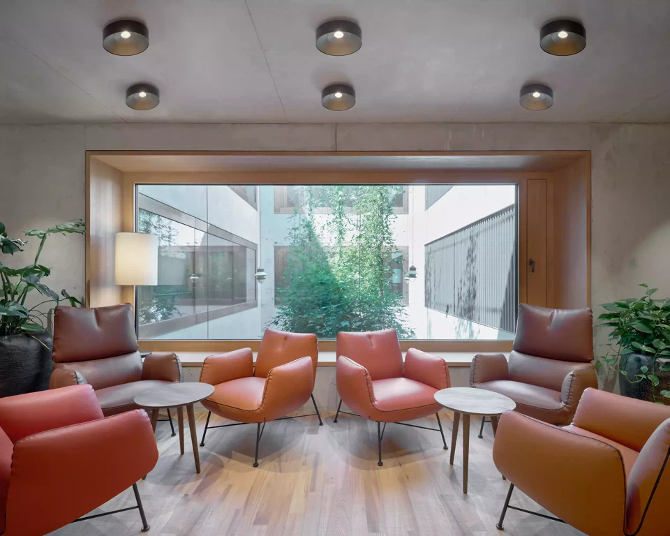 Blick in den Lichthof