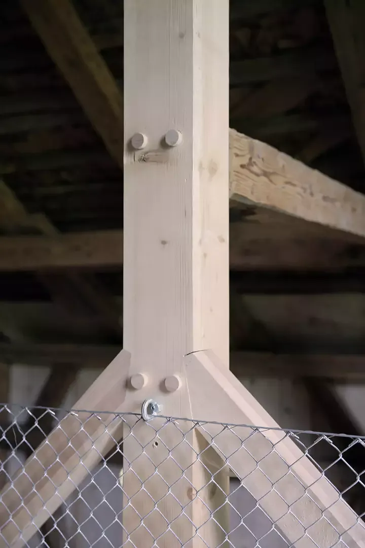 Konstruktionsdetail Holzverbindung