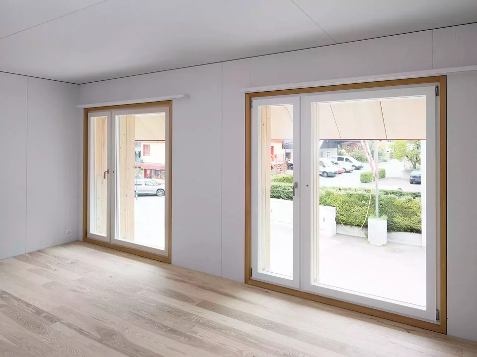 Schlafzimmer Gasse mit Vordach