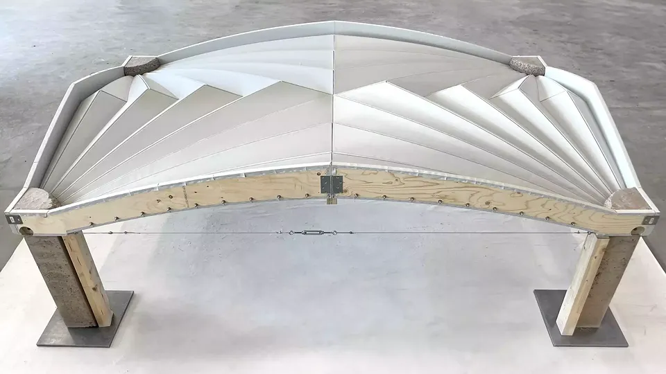 Unfold-ed Form-work from above