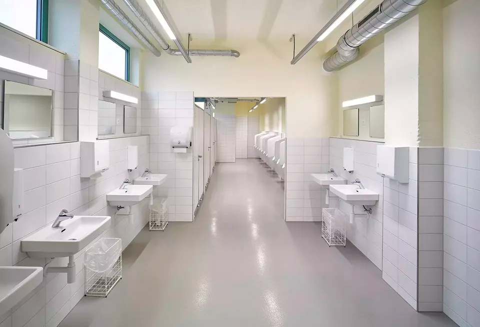 Markthalle, WC-Anlagen
