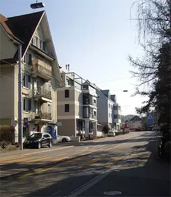 Vue de la côte de la rue