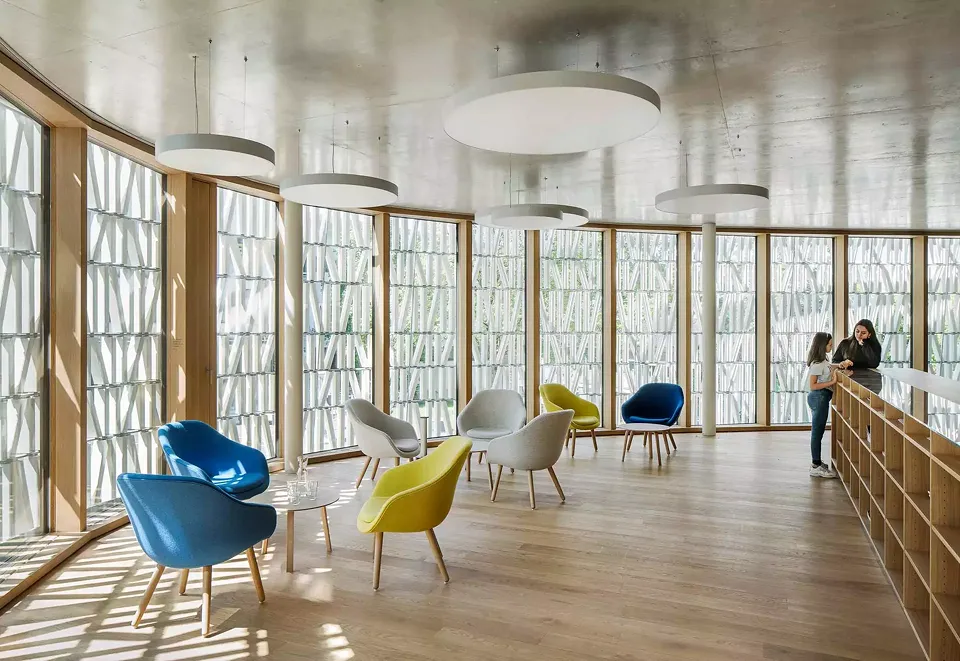 Innenraum Bibliothek
