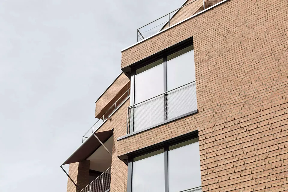Detailansicht Klinkerfassade