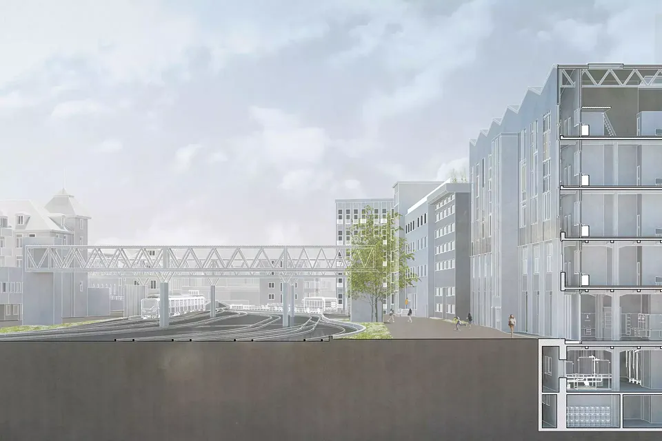 Gleisfassade