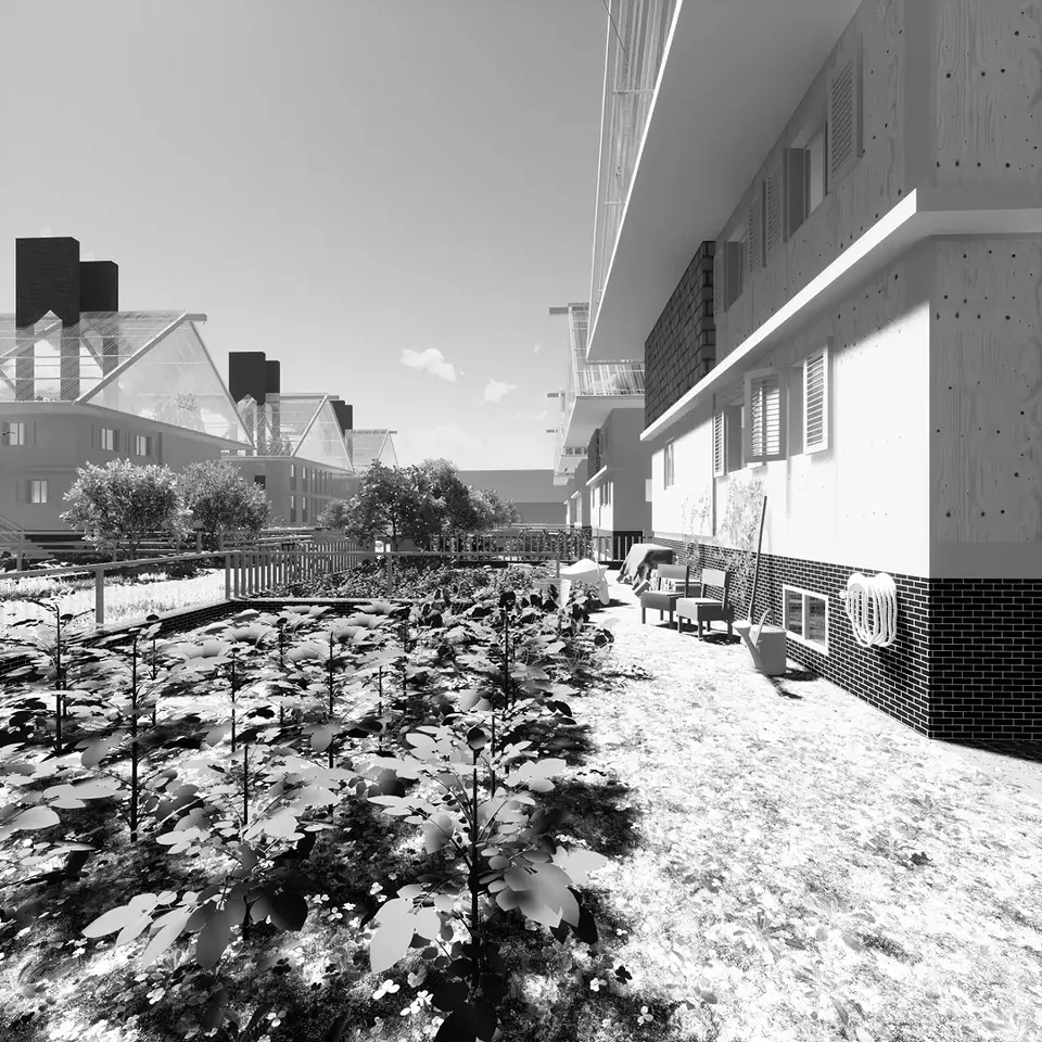 Rendering Vorgarten