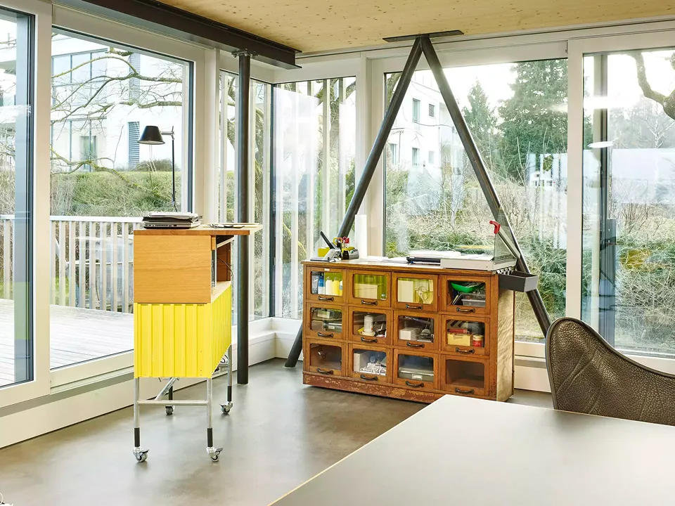 Nach Umbau: Atelier innen I