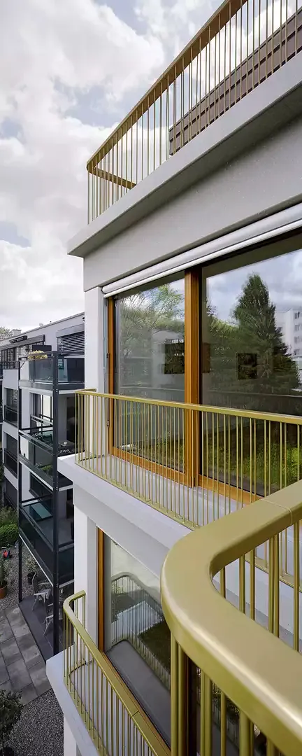 Neue Fassade Hofseite