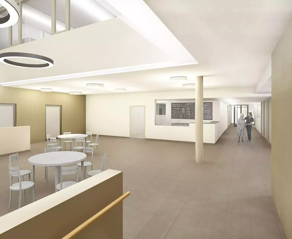 Oberried Zugang Cafeteria