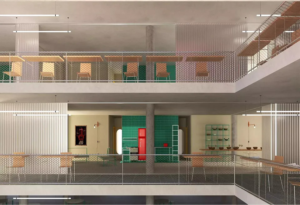 student housing_second and third floor