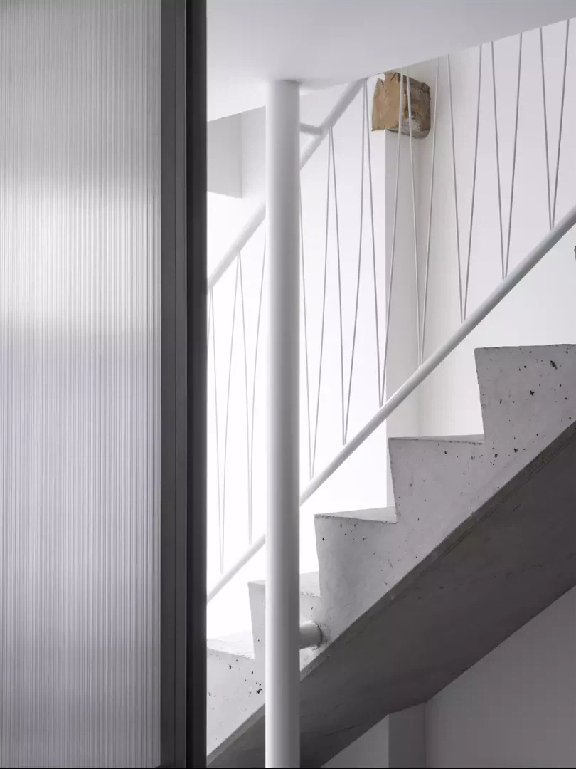 Zolli, transformation à Zollikon, détail de l'escalier