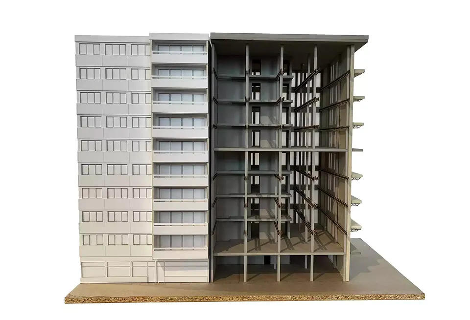 Maquette structure