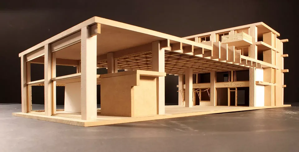 Schlüsselmodell 1:50 – Perspektive