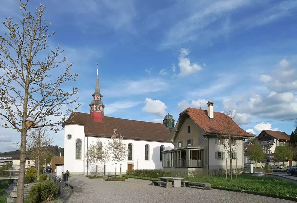 Ansicht mit Lustgarten und Heiligblutkapelle