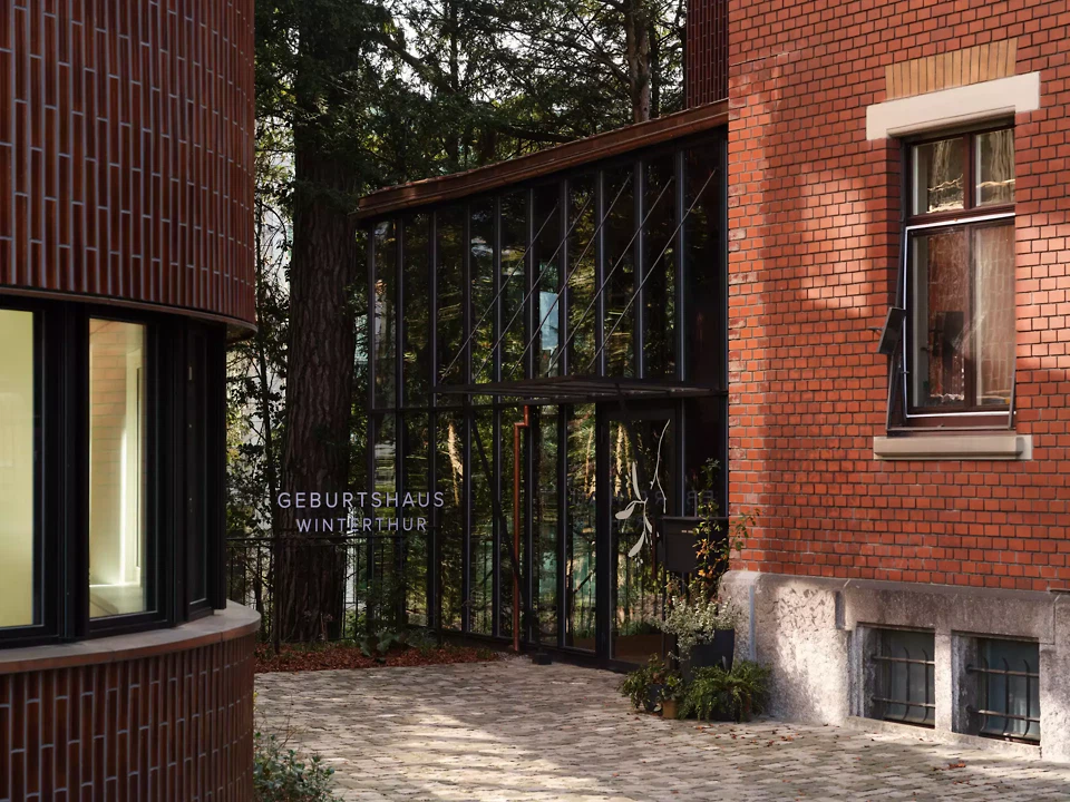 Eingang Geburtshaus Winterthur
