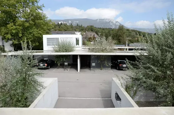 Blick über den Strassenraum